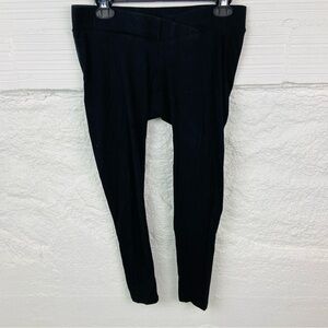 BUMPSTART maternity black stretch comfy leggings size medium